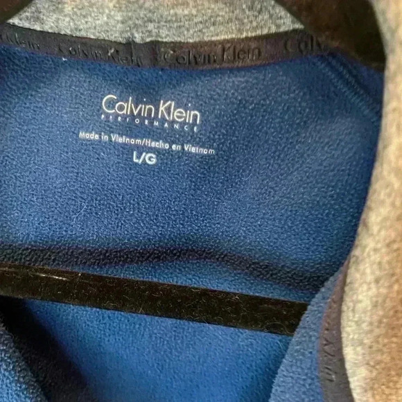 Calvin Klein Men’s Sport Vest XL Active Lightweight Full Zip /Pockets - Picture 2 of 3